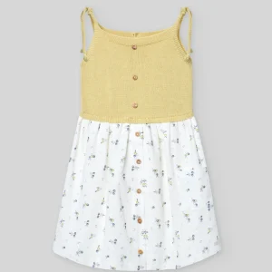 Vestido combinado POMBA