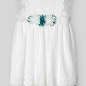 Vestido con bordados CEREMONIA