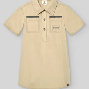 VESTIDO CAMISERO INFANTIL NEON