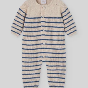 PELELE S/PIE ABIERTO POR DELANTE RAYAS NOGAL