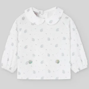 BLUSA NIÑO PLUMETY ESTAMPADO ERIZOS