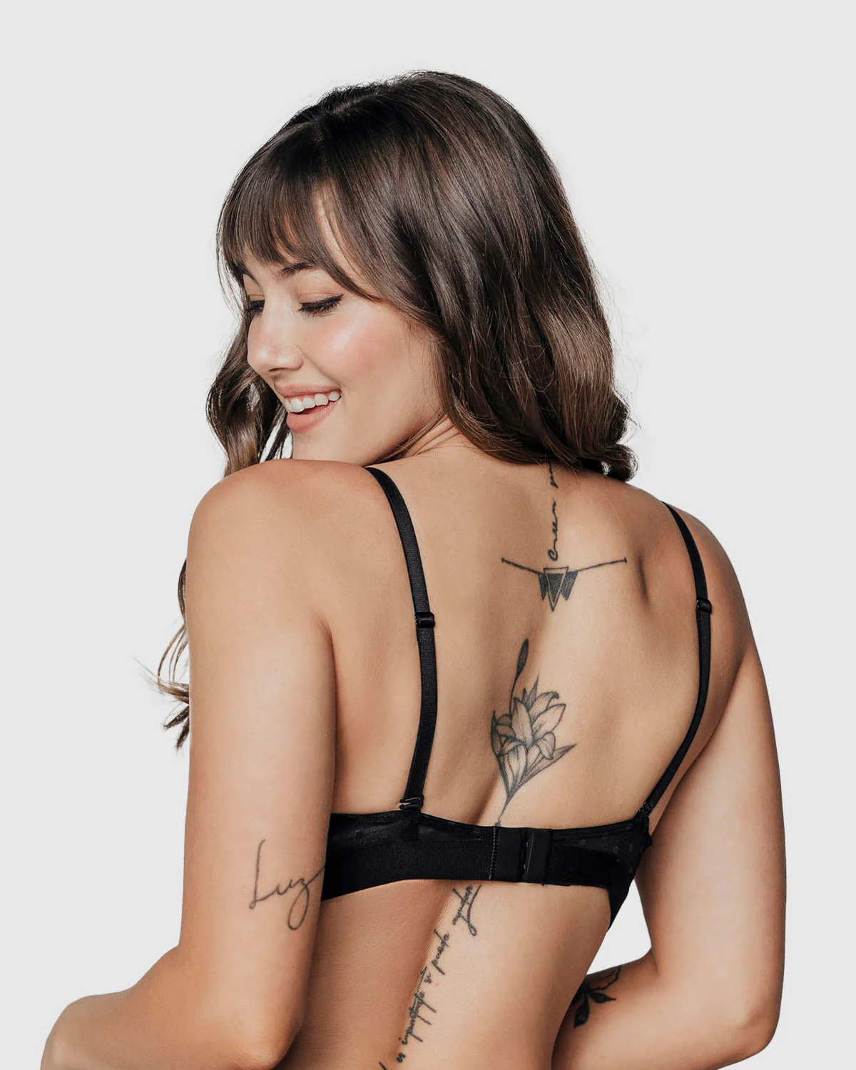 Brasier balconet con realce medio y espalda en tul - Imagen 5