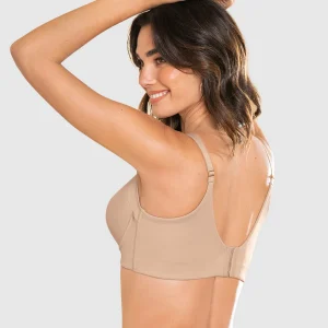 Brasier de cubrimiento alto en sisa y espalda Cover Bra