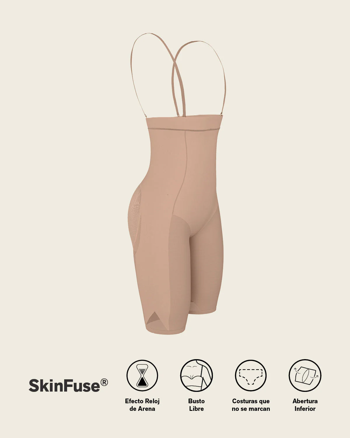 Panty faja media pierna invisible levanta cola - Imagen 8