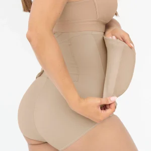 Panty faja postparto y postquirúrgico con laterales anchos en velcro