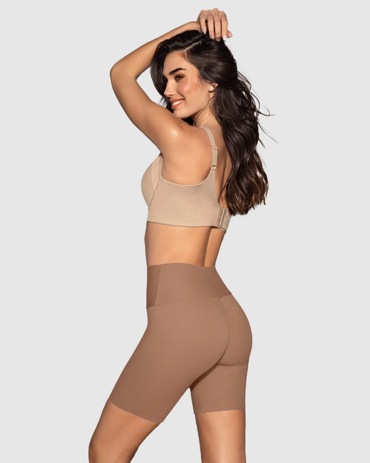 Short de control moderado aspecto invisible con fajón antideslizante - Imagen 6