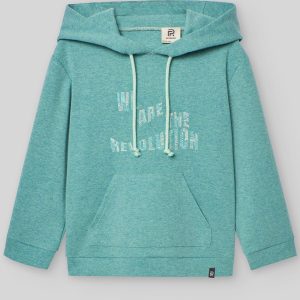 SUDADERA C/CAPUCHA Y CORDONES INFANTIL NEON