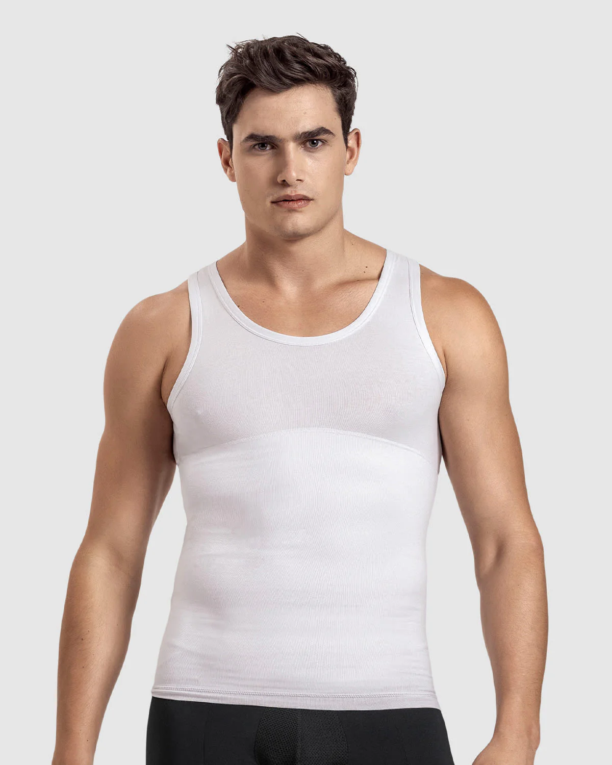 Camiseta de compresión moderada en abdomen y zona lumbar en algodón elástico - Imagen 5