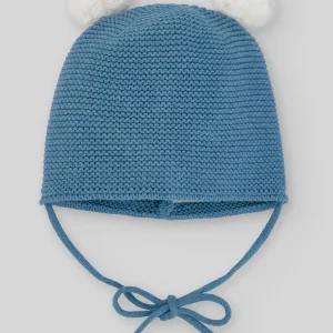 Gorro cashmere pompones ESENCIAL