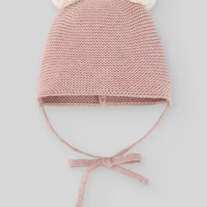 Gorro cashmere pompones ESENCIAL