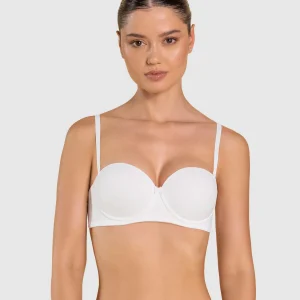 Brasier strapless con realce incorporado