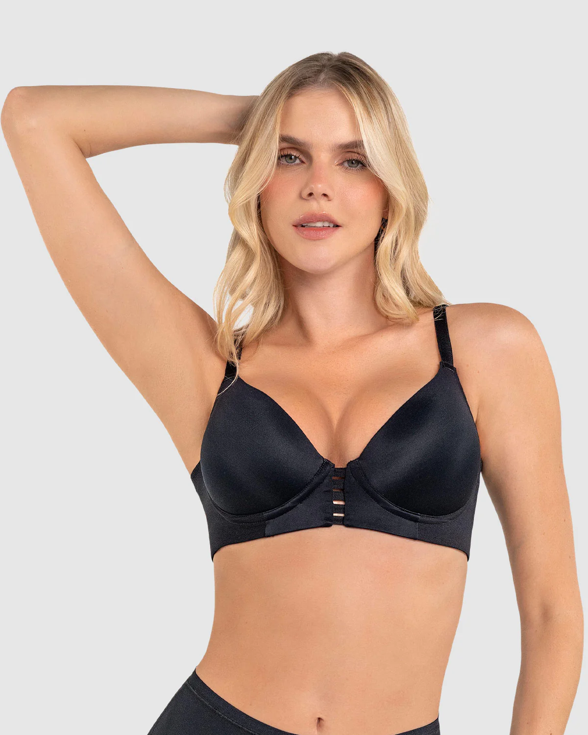Brasier triangular de realce alto y buen cubrimiento Memory Bustier - Imagen 7