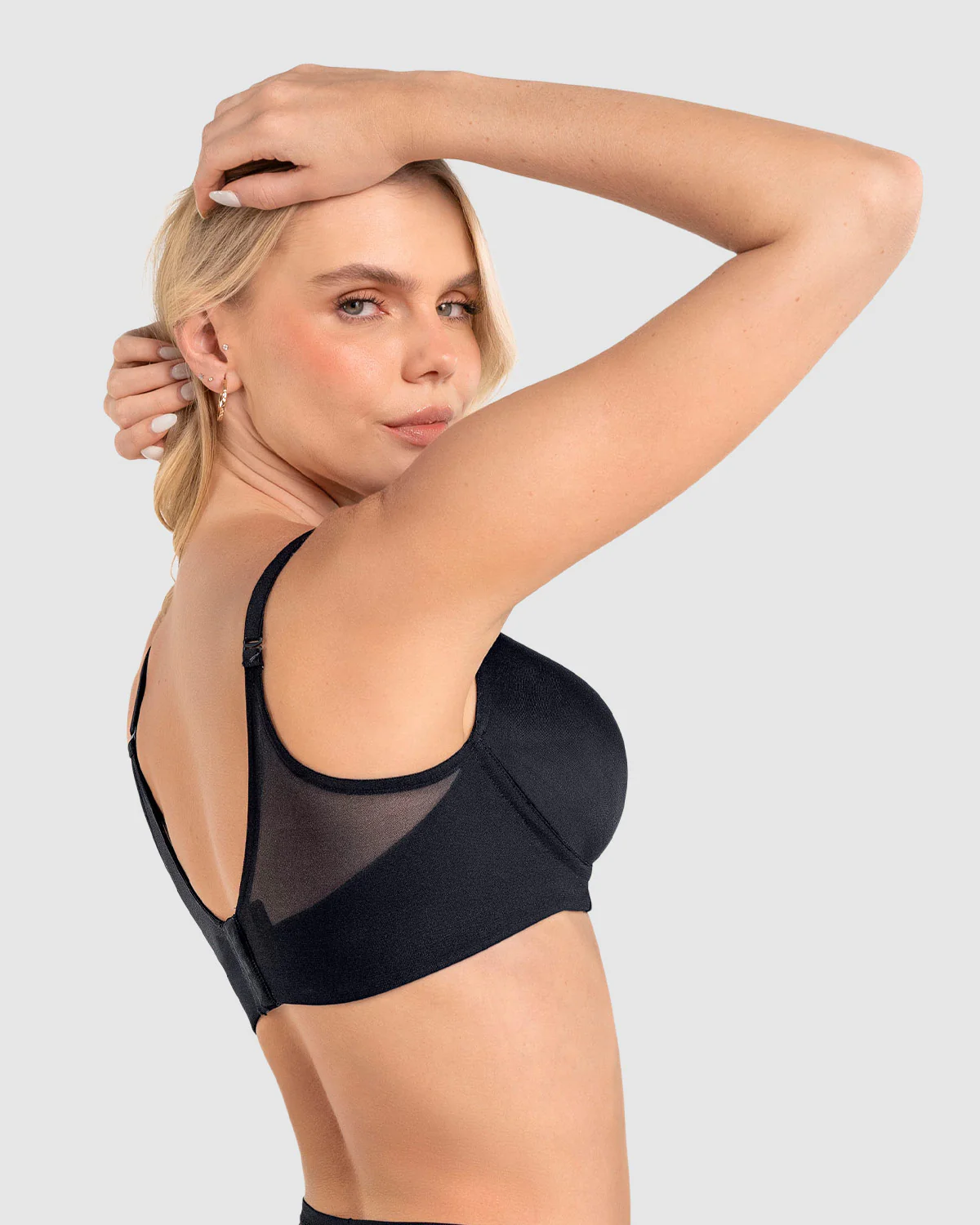 Brasier triangular de realce alto y buen cubrimiento Memory Bustier - Imagen 8