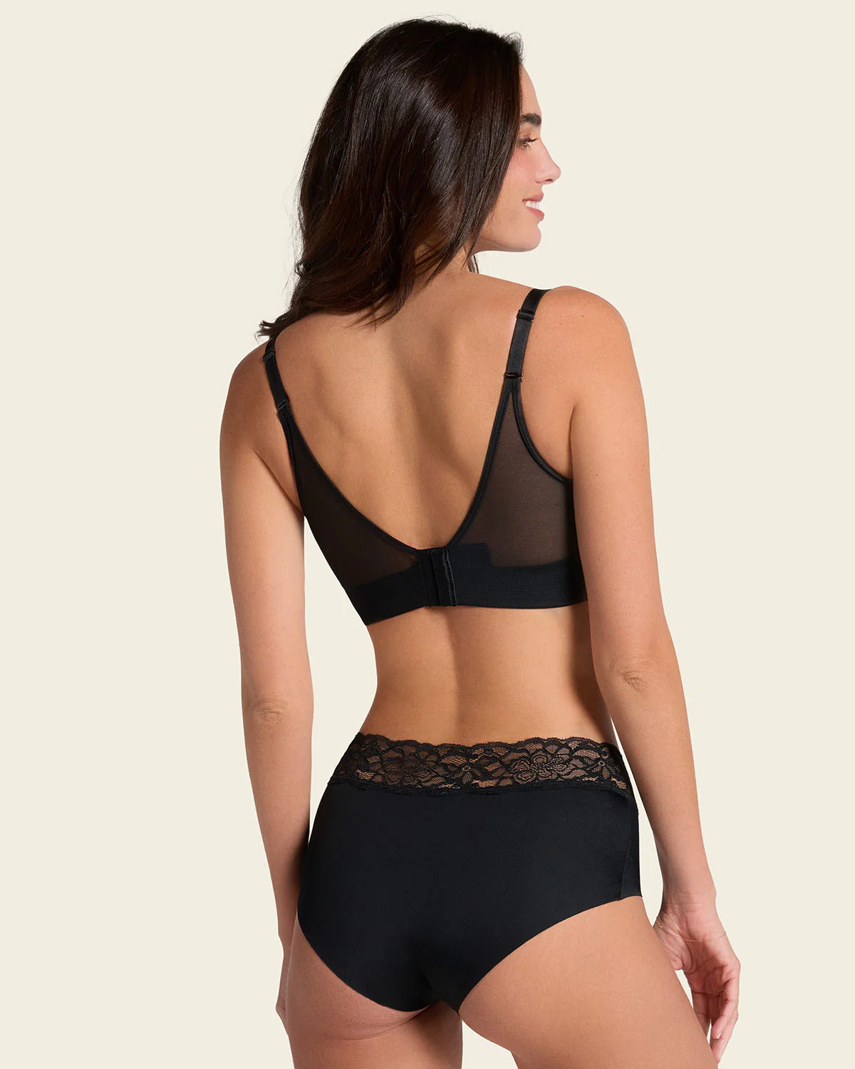 Brasier triangular de realce alto y buen cubrimiento Memory Bustier - Imagen 5
