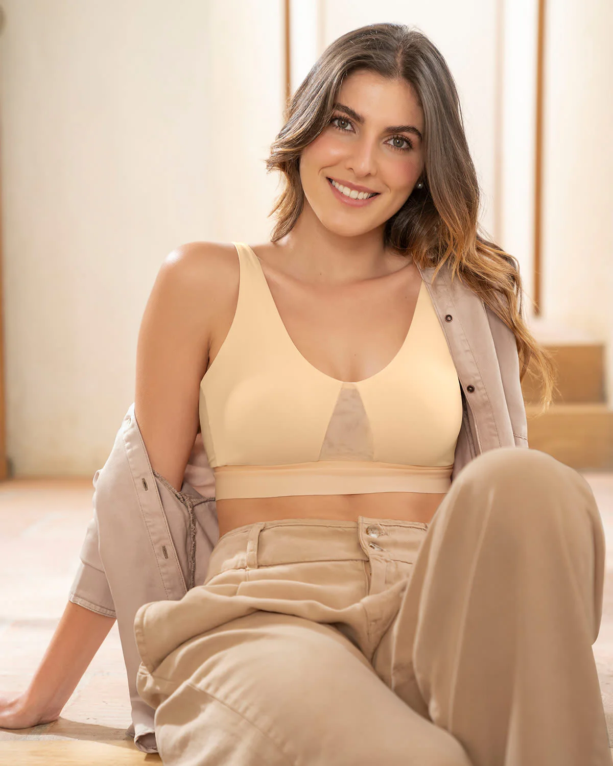 Brasier tipo top de copas extraíbles totalmente cómodo y liviano Flexi Brastop - Imagen 9