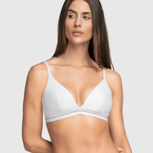 Brasier triangular en algodón liviano y cómodo