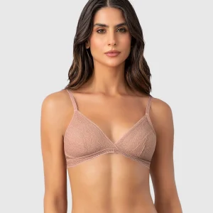 Bralette en encaje de textura ultrasuave