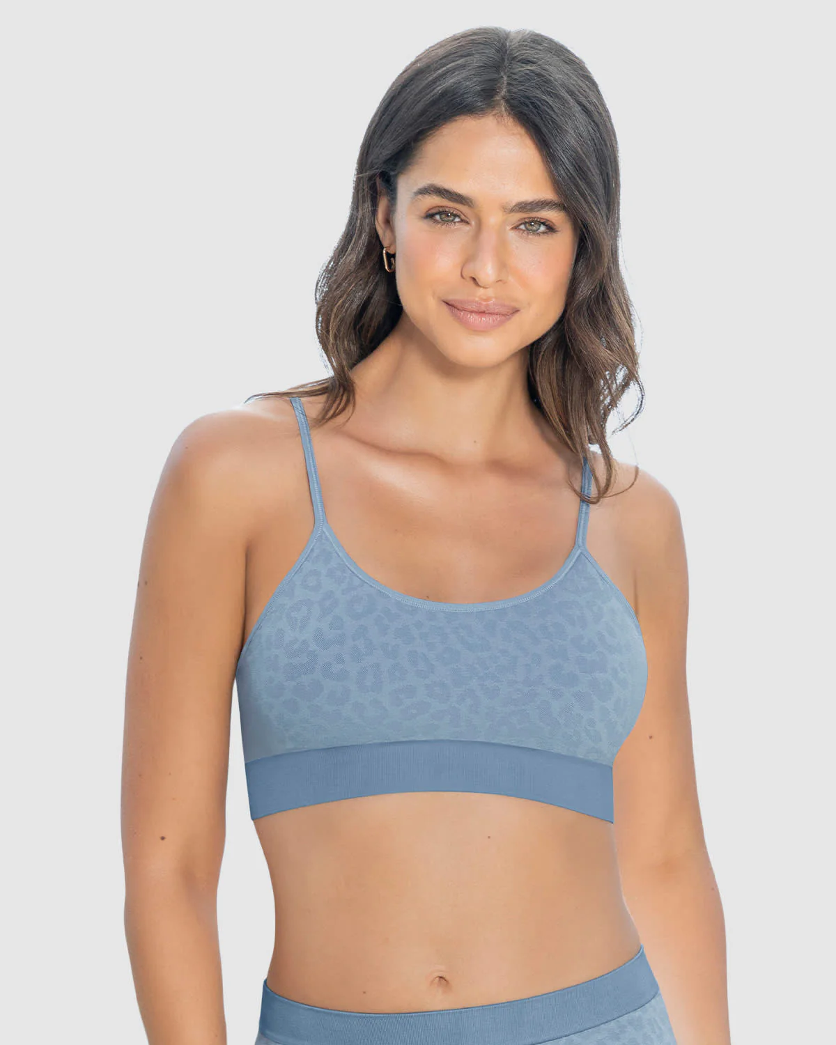 Top en animal print ultraligero en tecnología seamless - Imagen 5