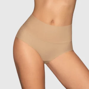 Panty hípster tiro alto de control fuerte de abdomen