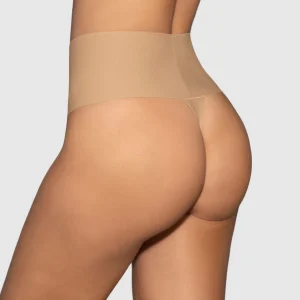 Panty faja brasilera con fajón ancho de control fuerte tiro alto