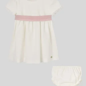 Conjunto vestido con banda + braga CEREMONIA