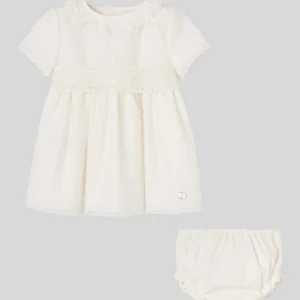 Vestido plumeti + braga CEREMONIA