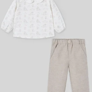 CTO. BLUSA 006-153085 + PANTALON LARGO 007-153086 PONY