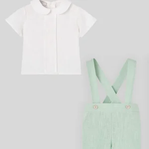 Conjunto camisa + pantalón corto tirantes CEREMONIA