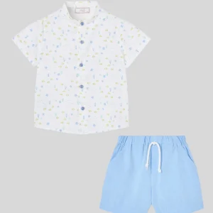 Conjunto camisa + pantalón corto CORALES