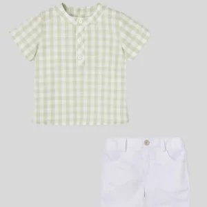 Conjunto blusa + pantalón corto FRESCURA