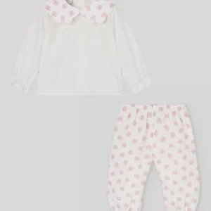 Conjunto blusa + pantalón MIMOSA