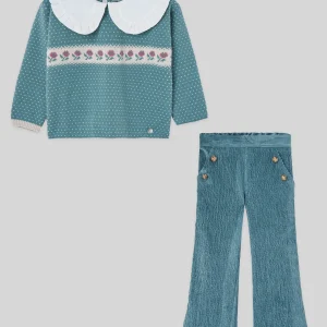 CTO. JERSEY 014-102985 + PANTALON LARGO 007-152981 POMPON