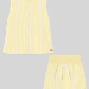 Conjunto niña camiseta + pantalón corto SUN