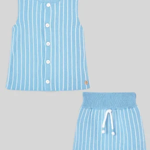 Conjunto niña camiseta + pantalón corto SUN