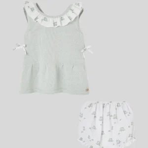 Conjunto vestido corto + braga NORAY