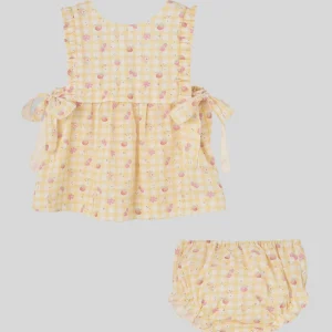 Conjunto vestido corto + braga FRUTITAS