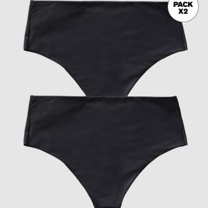Paquete x 2 panty faja brasilera de control fuerte tiro alto