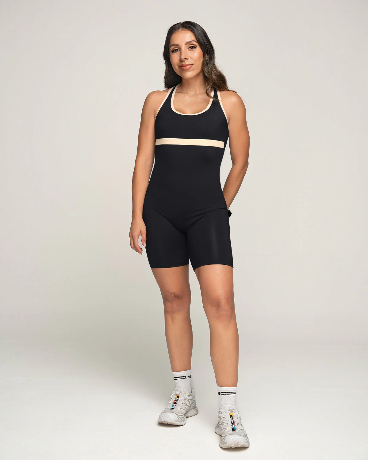 Enterizo corto deportivo control suave de abdomen - Imagen 7