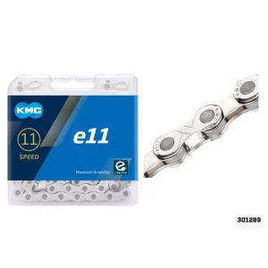 CADENA E-BIKE 11V 1/2 *11/128 136L E11 SILVER KMC