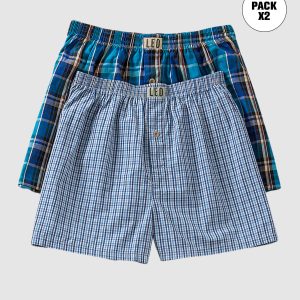 Paquete x 2 bóxers sueltos en algodón, te puede llegar en cualquier estampado disponible