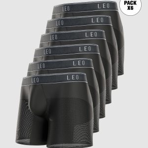 Paquete x 6 bóxers, secado rápido y mallas transpirables