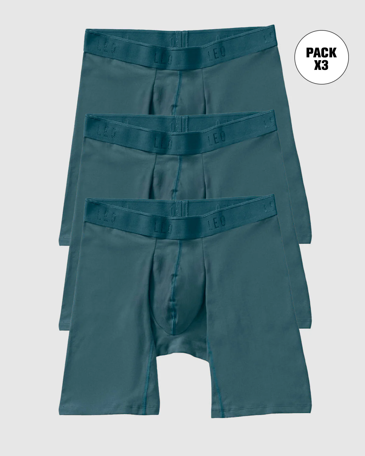 Paquete x 3 bóxers largos de algodón que evitan el roce entre las piernas - Imagen 5
