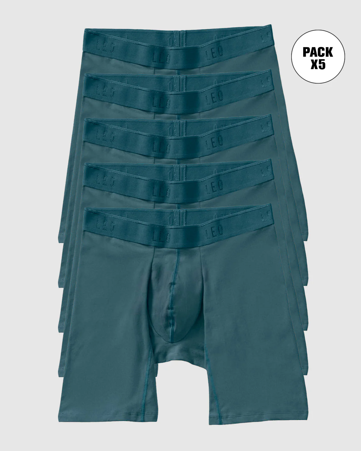 Paquete x 5 bóxers largos de algodón que evitan el roce entre las piernas - Imagen 6