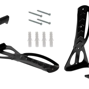 SOPORTE PARED PARA EXHIBICION DE BICICLETAS ACERO NEGRO