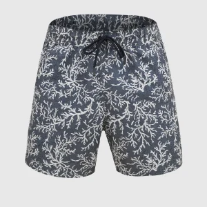 Pantaloneta de baño con malla interna y cintura ajustable