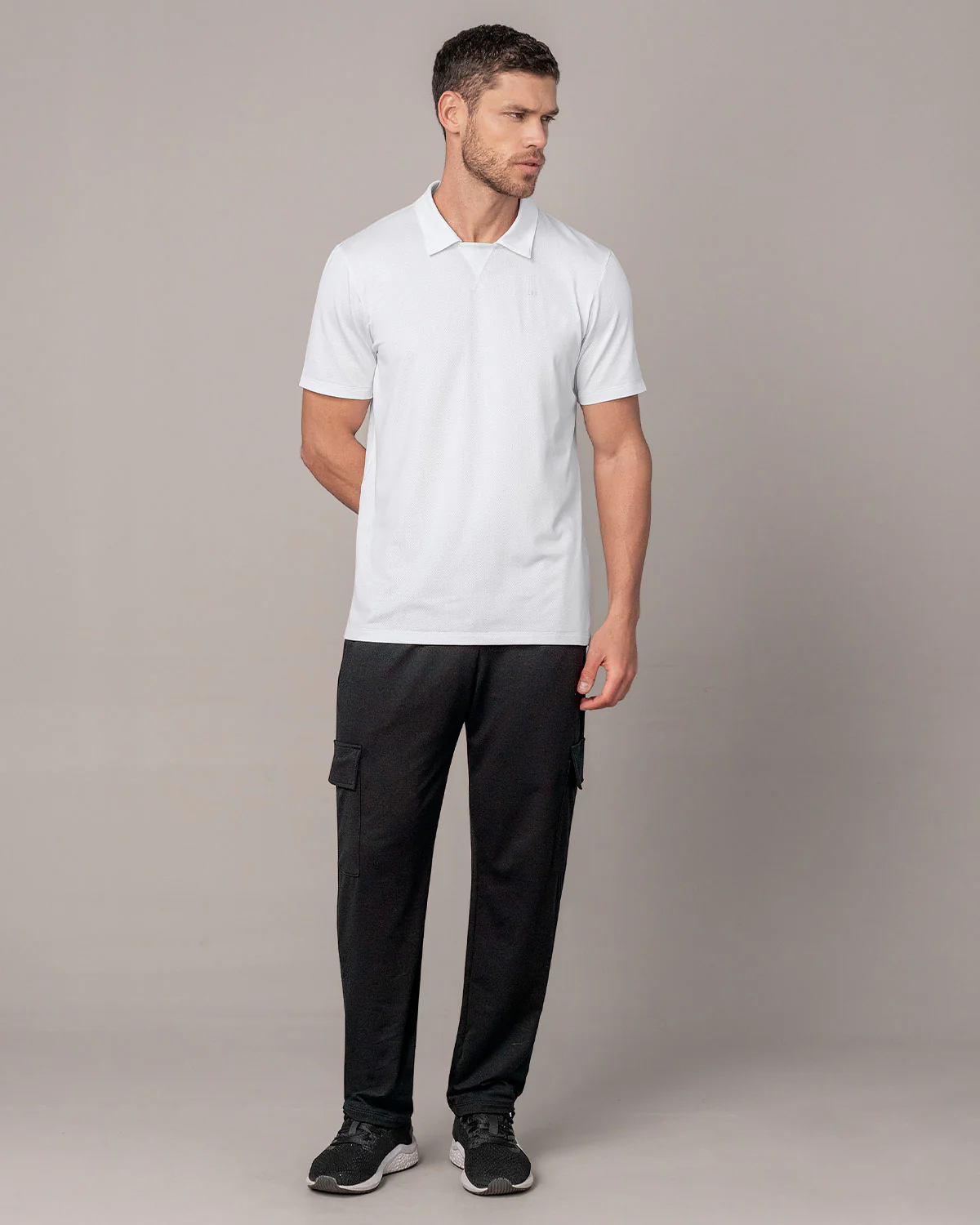 Camiseta deportiva transpirable con cuello tipo polo - Imagen 9