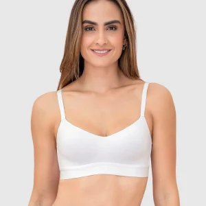 Brasier tipo top ultraliviano con copas internas fijas