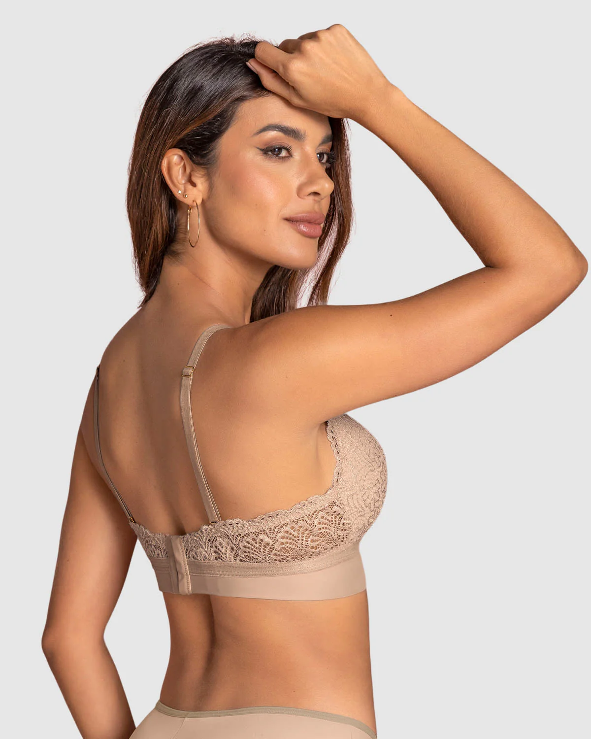 Brasier sin arco Liso y Encaje - Imagen 6