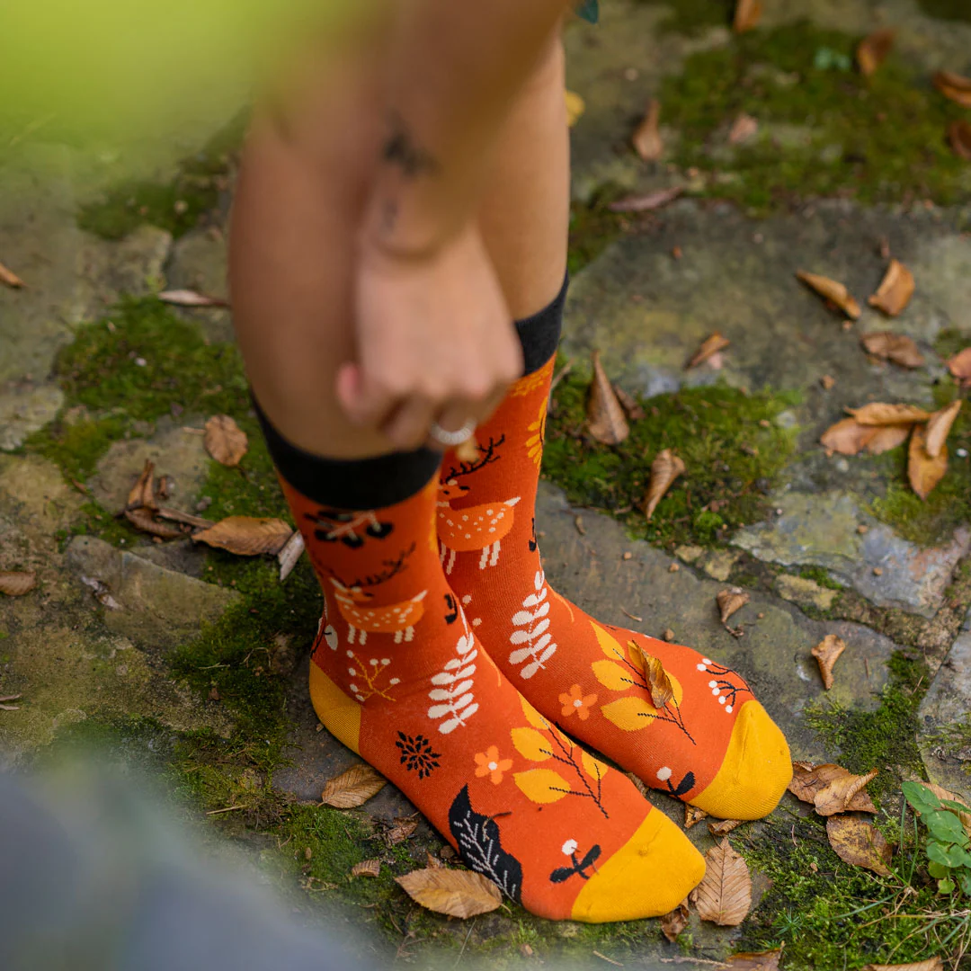 Pack regalo "Felicidades mamá" 4 pares calcetines + caja y print incluido - Imagen 6