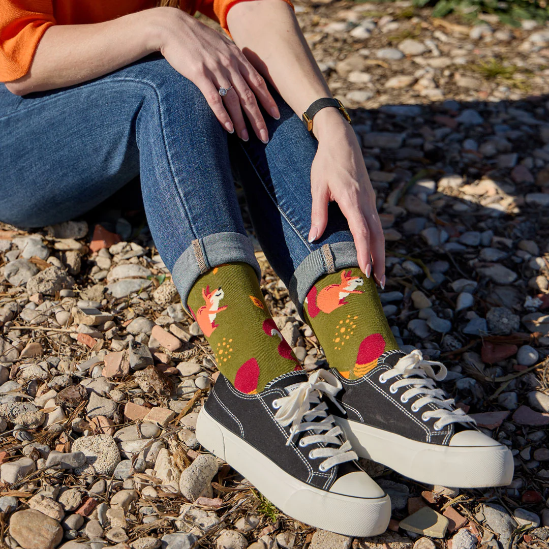 Pack regalo "Felicidades mamá" 4 pares calcetines + caja y print incluido - Imagen 9